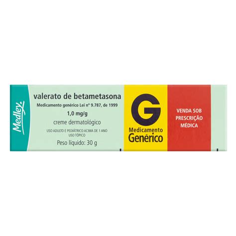 Valerato de Betametasona 1mg/g Creme Dermatológico 30g